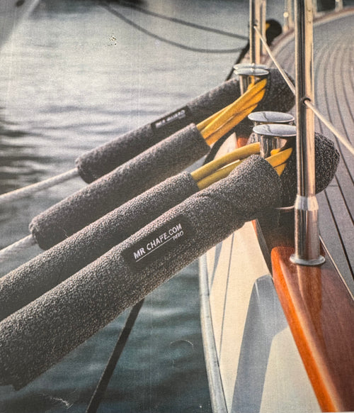 Personalized Boat Name Chafe Guards - Plush  Heavy Duty Protection